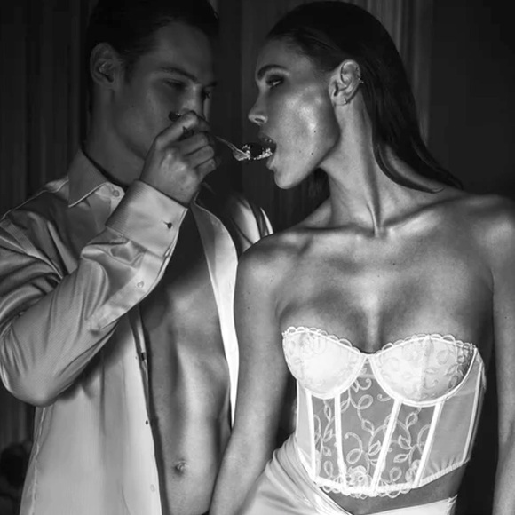 Fleur du Mal Bella Embroidery Bustier